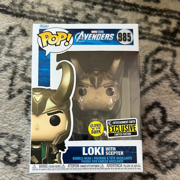 Funko Pop! Loki with Scepter (Glow in the Dark) | Avengers